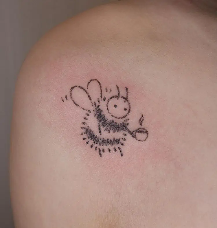 Tiny Bee - Tiny Bee Temporary Tattoos | Momentary Ink
