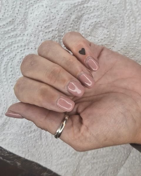 aesthetic heart tattoo