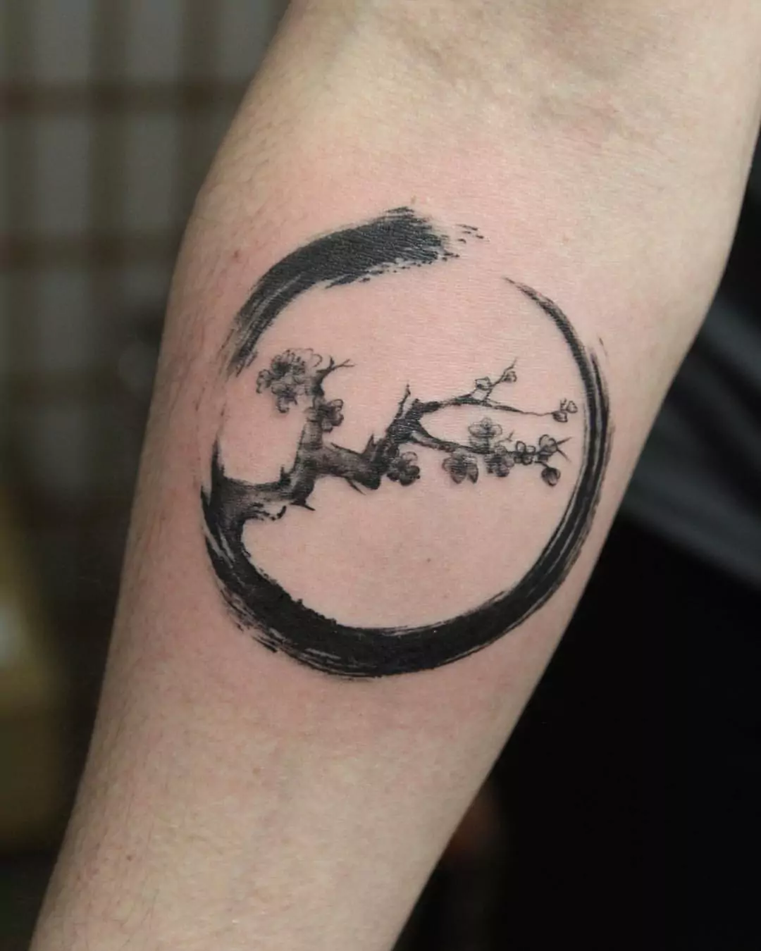 ENSO Tattoo On The Hand