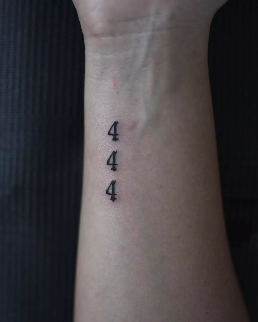 Black 444 Tattoo