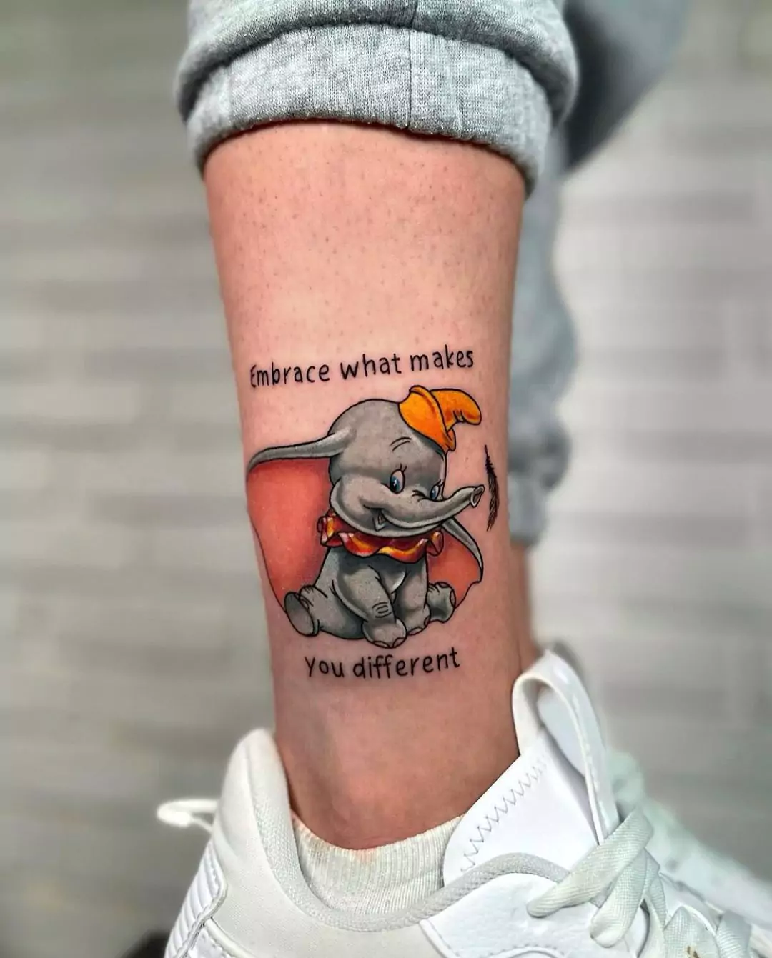 jumbo dumbo elephant tattoo