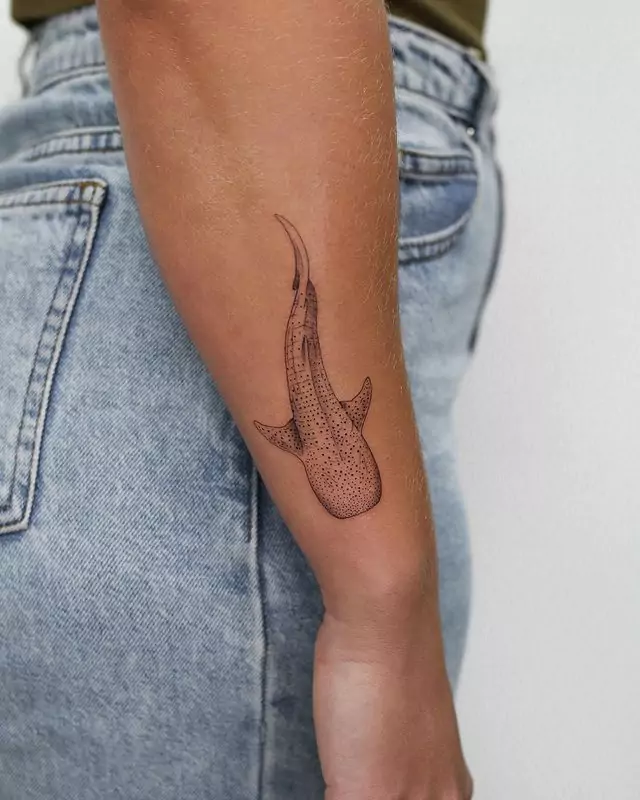 whale shark tattoo for women