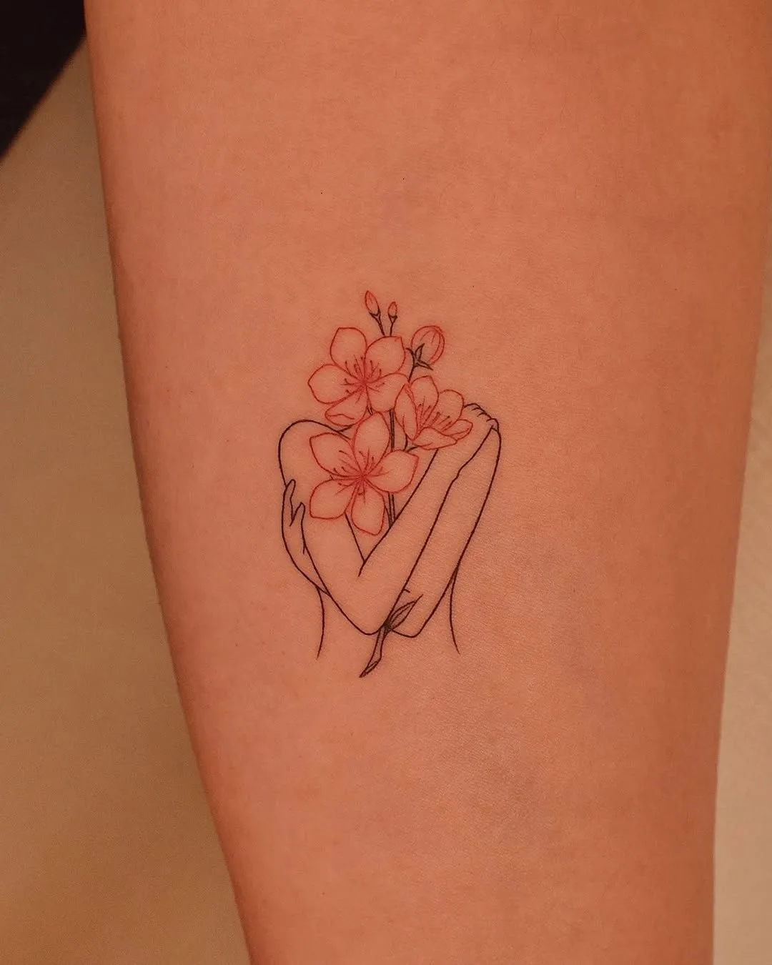 self-love tattoo on hand