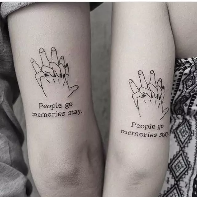 Memories tattoos for best friends