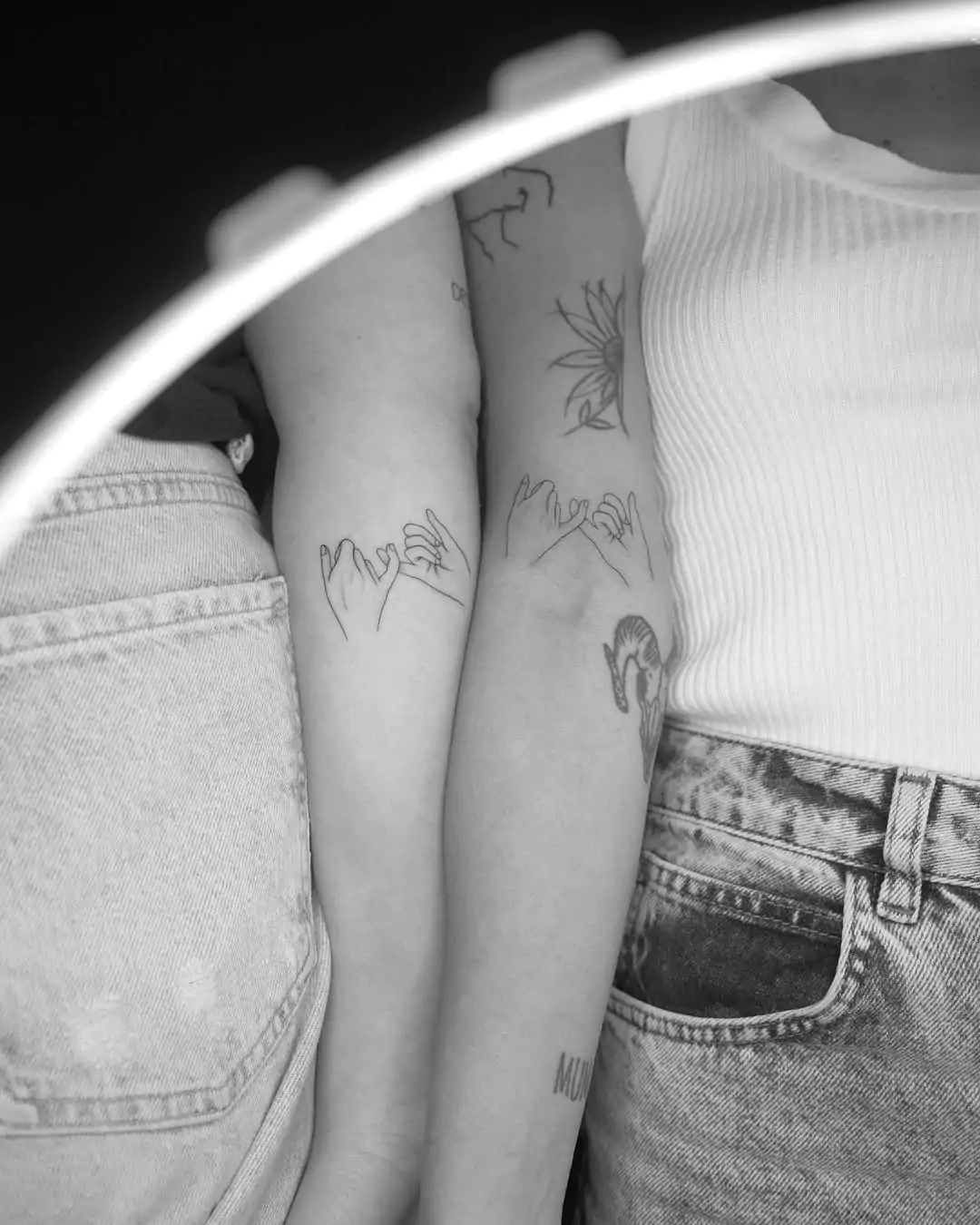 Pinky promise tattoos for best friends