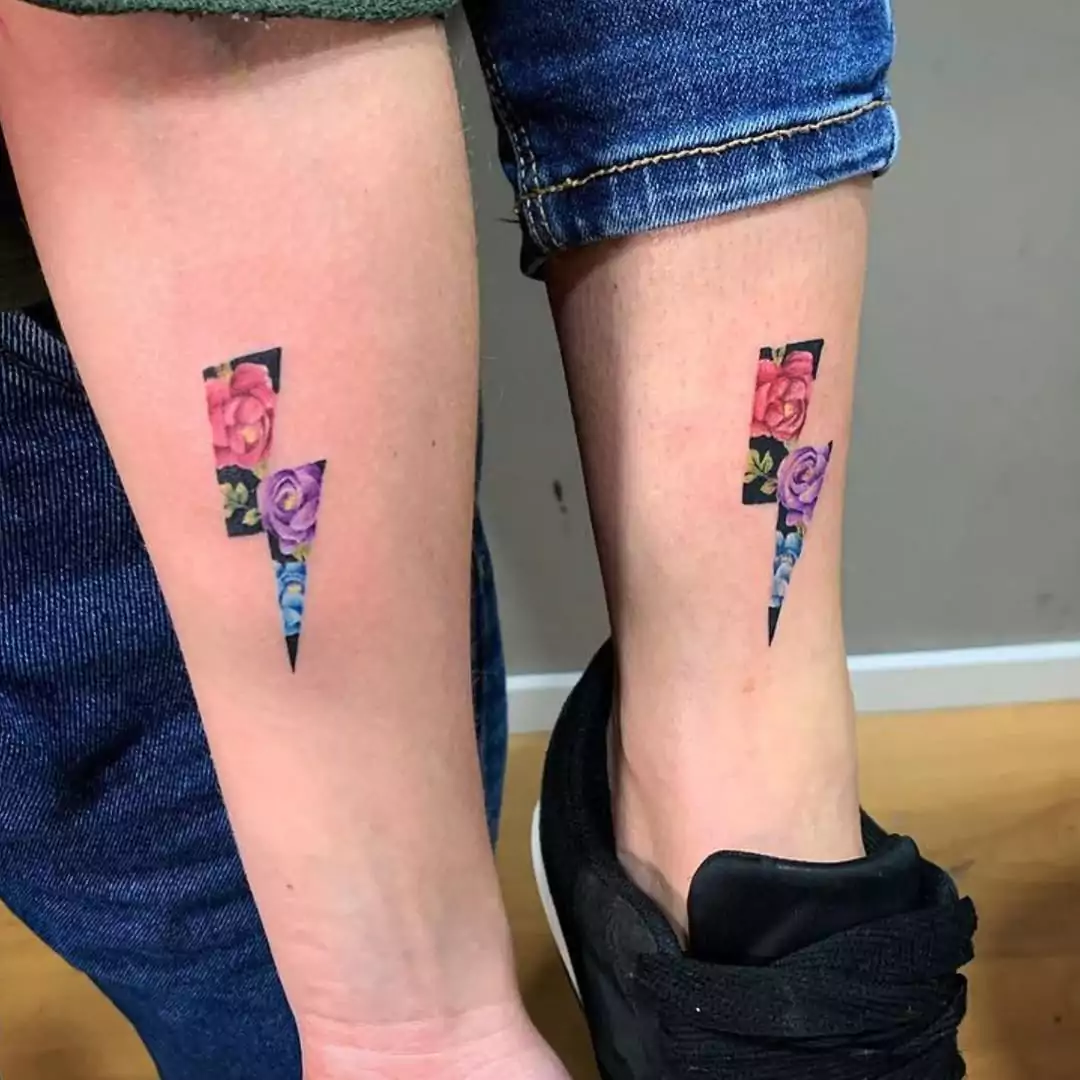 matching Thunder tattoos for friends